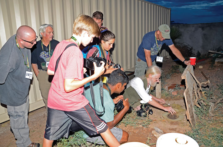 Mark Oseha at the International Herpetological Symposium